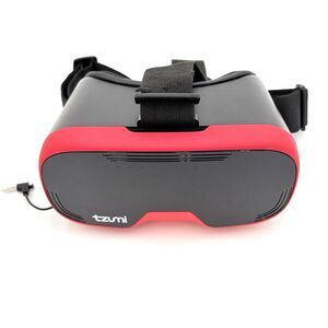 Tzumi Dream Vision VR Headset Smartphone Virtual Reality Viewer Black Red